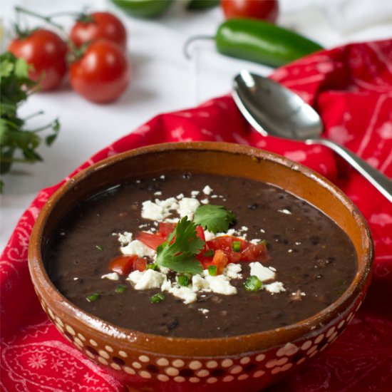 Quick Black Bean Soup
