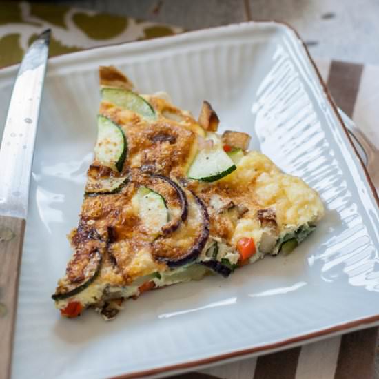Potato & Zucchini Frittata