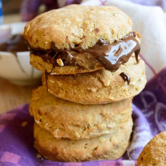 Peanut Butter Oat Biscuits