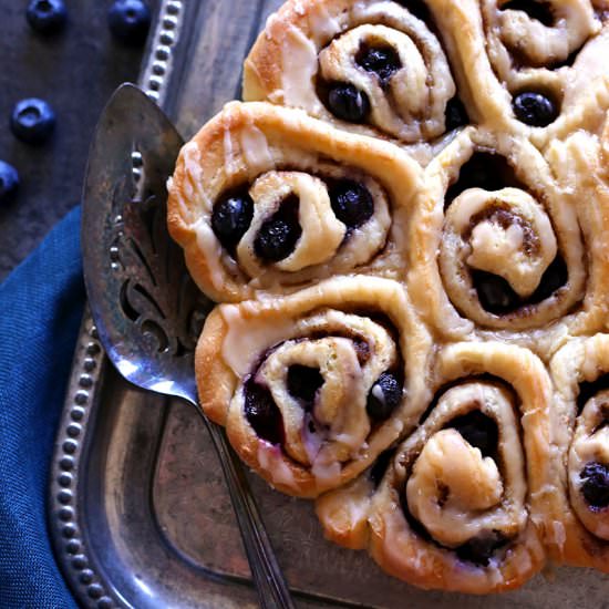 Blueberry Cinnamon Rolls