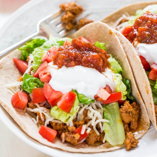 Healthy Beefy Tacos