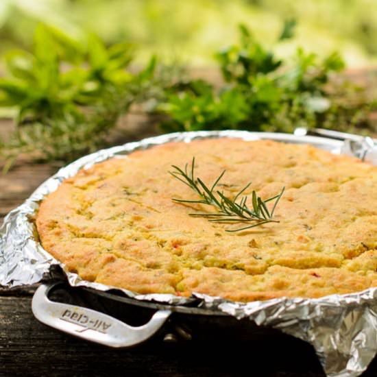 Herbed Skillet Cornbread