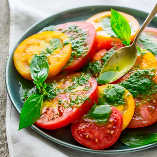 Tomato Salad with Thai Basil