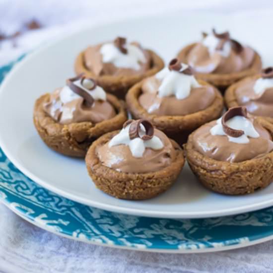 Mini French Silk Cookie Pies