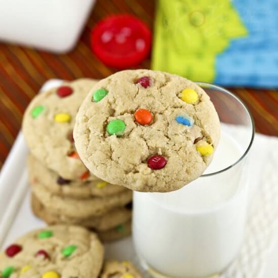 Soft Chewy M&M Cookies