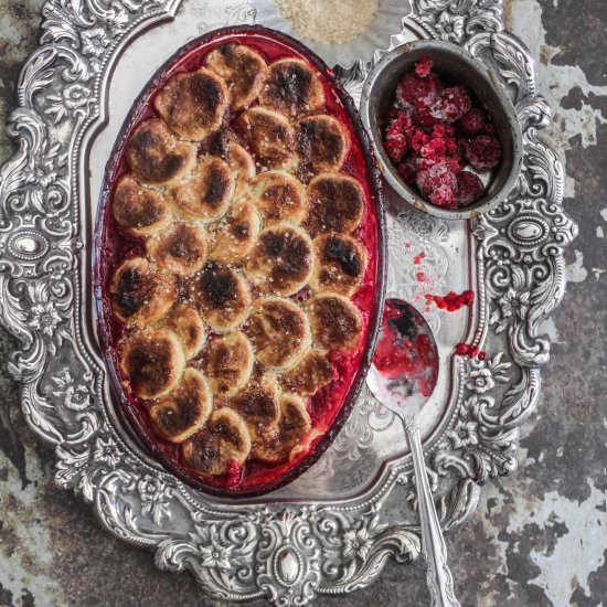 Pear and Raspberry Pie