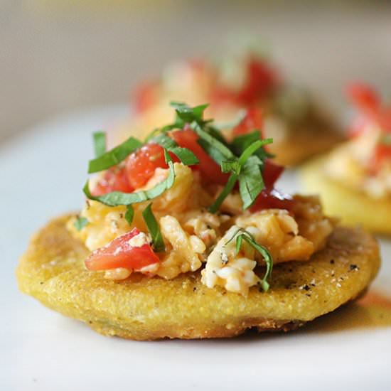 Okra Cornmeal Cakes