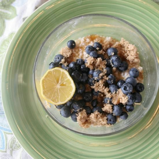 Lemon Blueberry Oatmeal