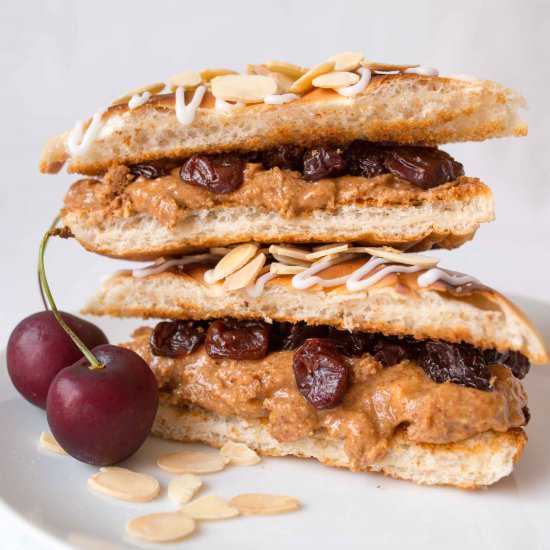 Cherry Bakewell Toastie