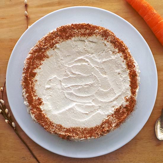 Carrot Cake with Skinny Frosting