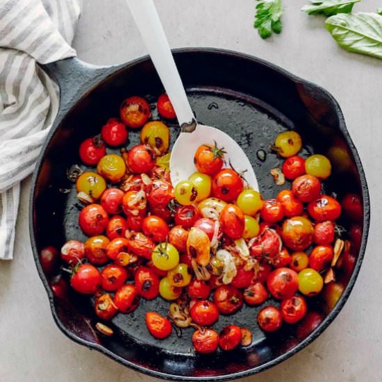 Blistered Cherry Tomatoes
