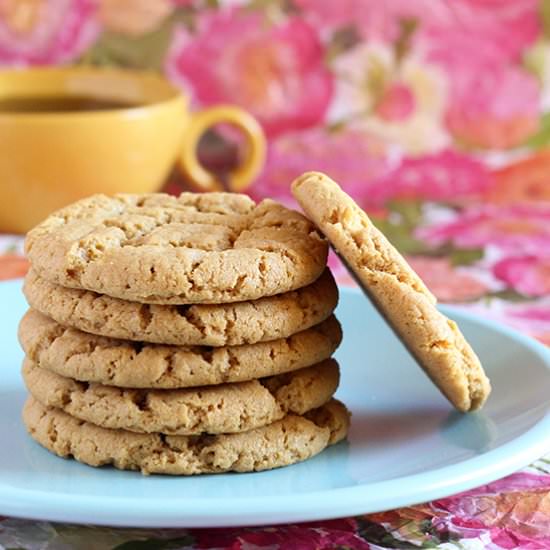 Flourless Peanut Butter Cookies
