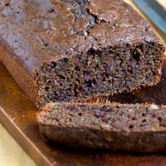Double Chocolate Zucchini Bread