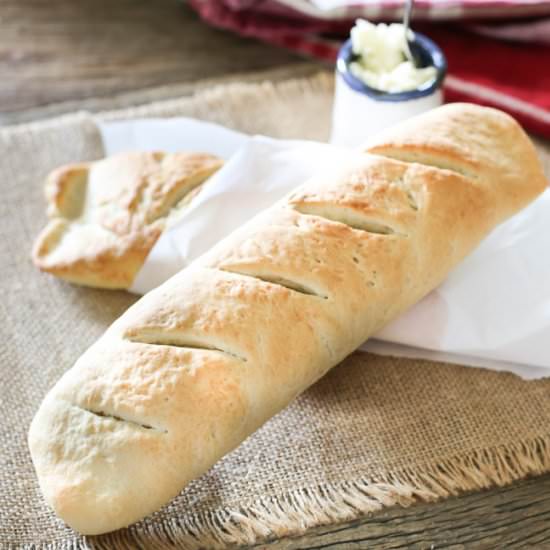 Homemade French-Style Baguettes