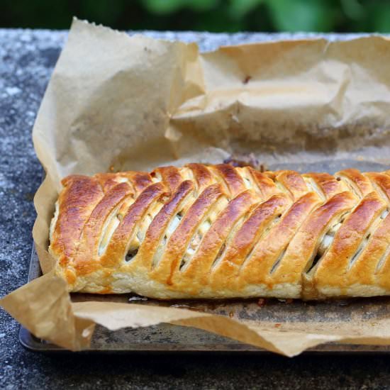 Chard strudel