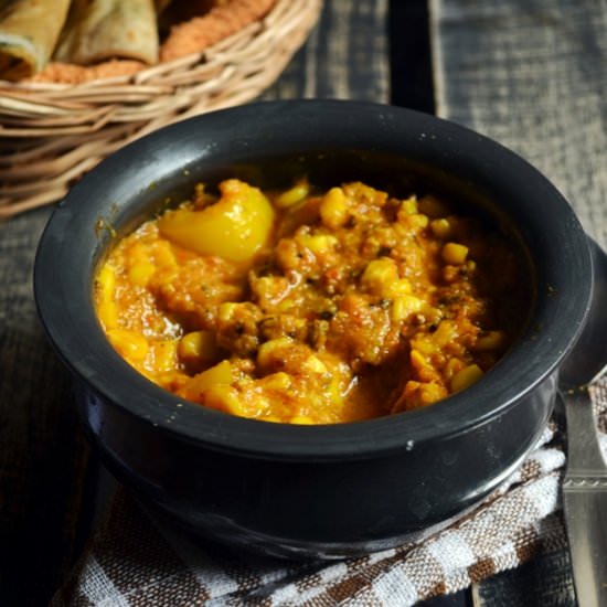 Sweet corn masala