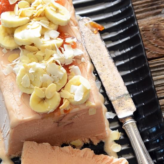 Roasted Plum Yogurt Semifreddo