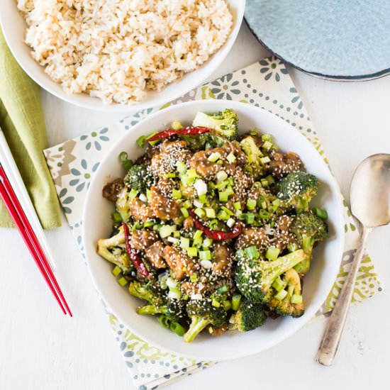 General Tso’s (Not) Chicken Bowls