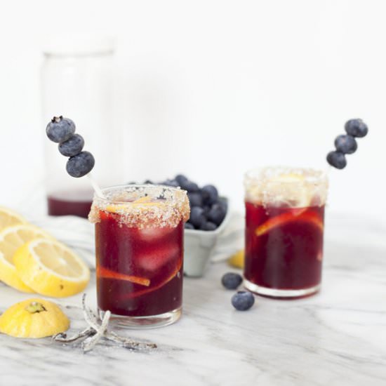Blueberry Cheesecake Cocktail