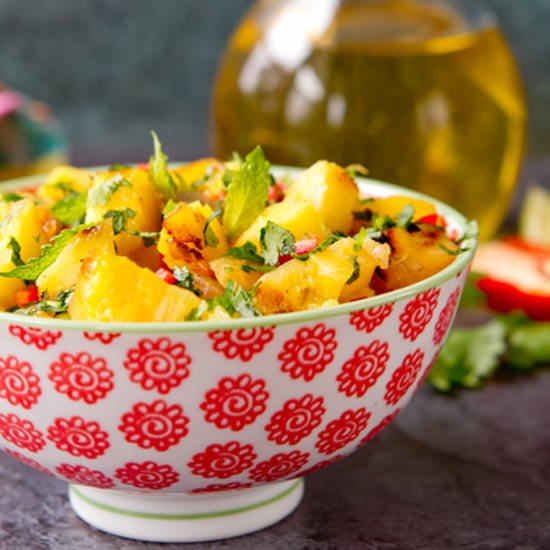Grilled Asian Pineapple Salsa