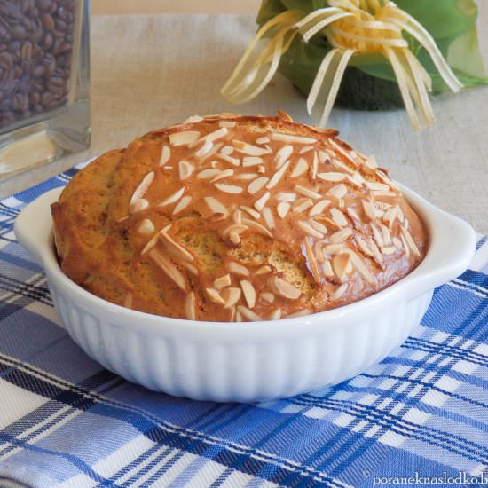 Barley Cake with Pears and Almonds