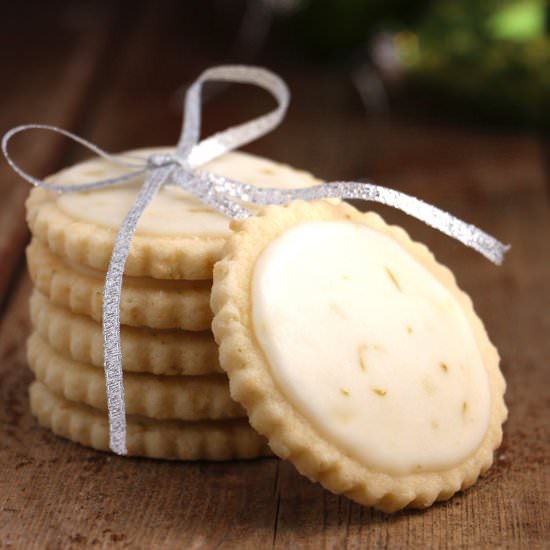 Coconut-Lime Shortbread Cookies