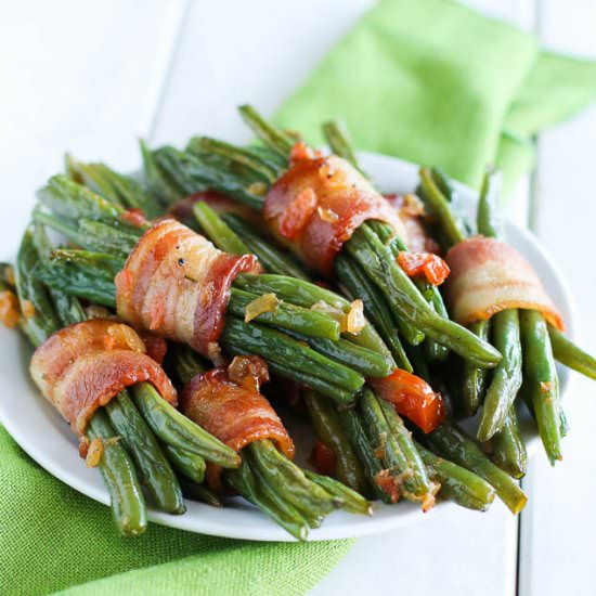 Green Bean Bacon Bundles
