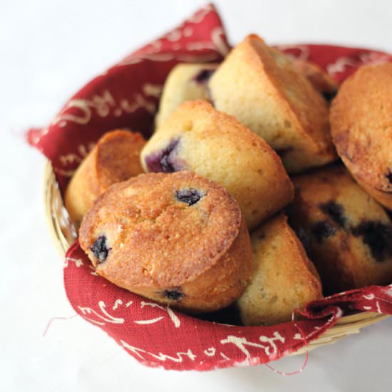 Blueberry & Lemon Friands