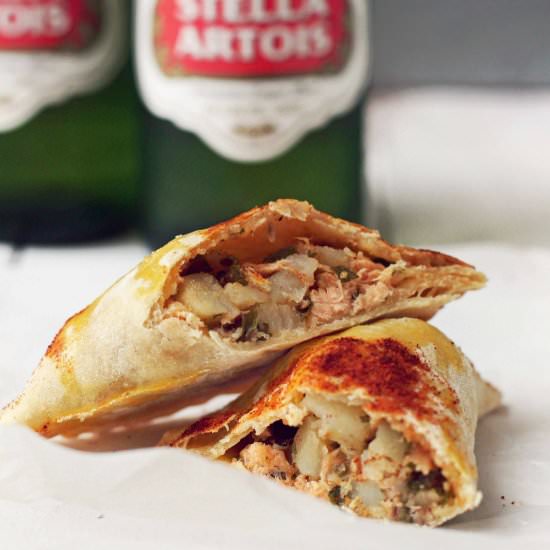 Smoked Trout and Potato Empanadas