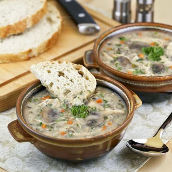 Slow Cooker Chicken Wild Rice Soup