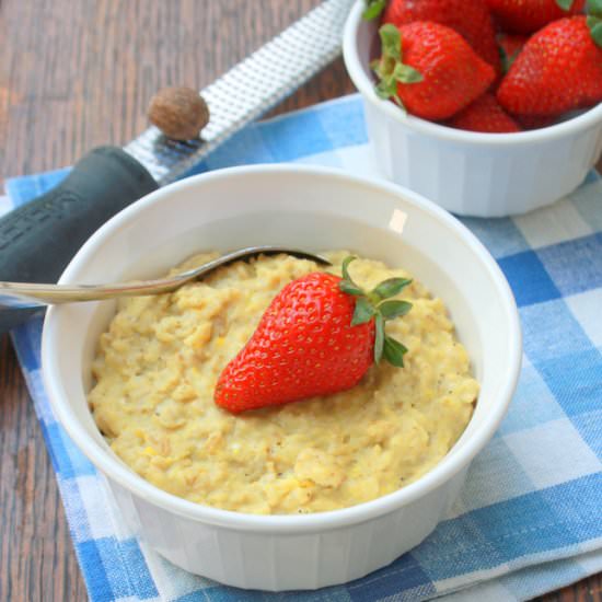 5-Minute Oatmeal Breakfast Custard