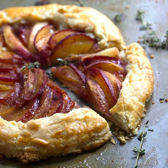 Plum Nectarine Galette