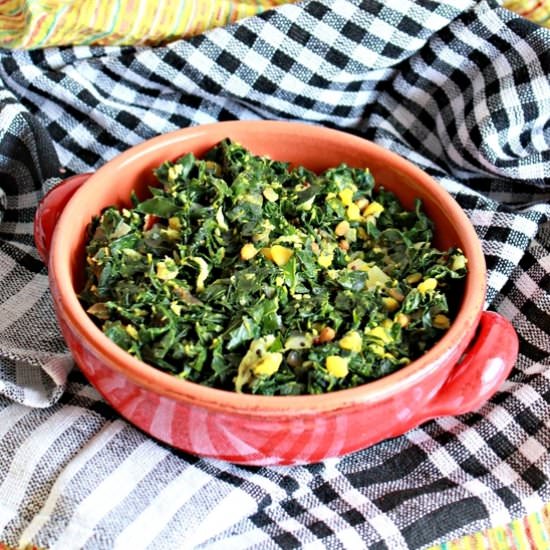Greens ( Spinach ) Curry