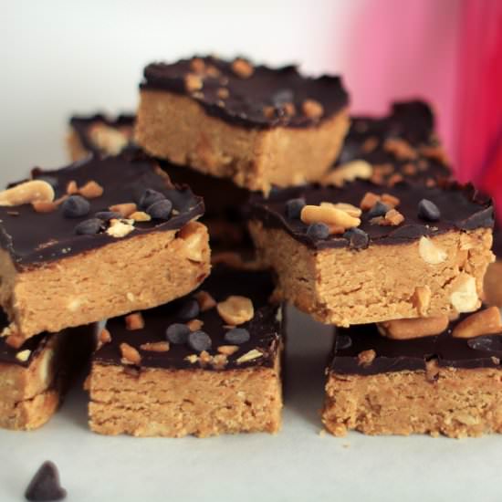 Guilt-Free Peanut Butter Squares