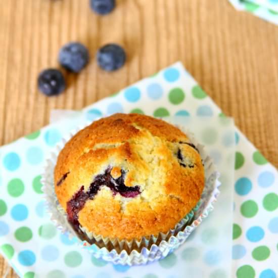 Blueberry Vanilla Muffins