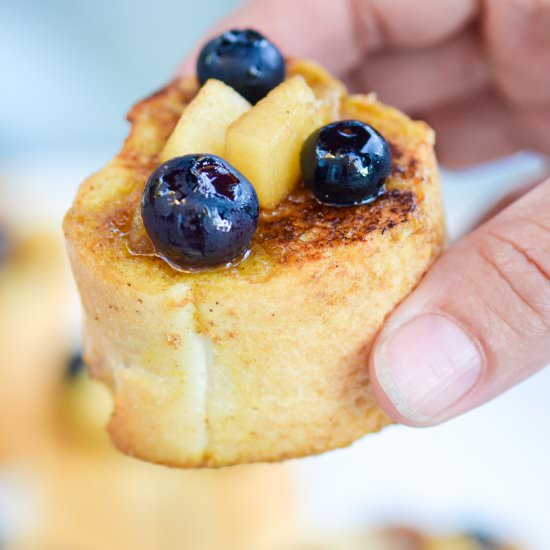 Vegan French Toast Bruschetta