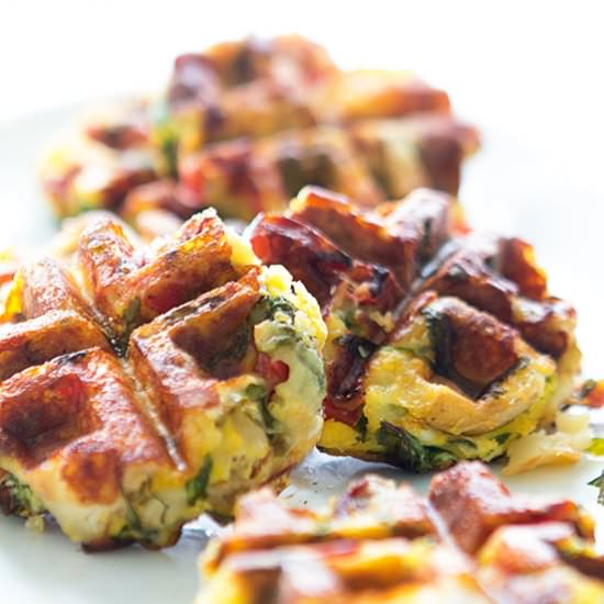 Frittaffle ~ Frittata + Waffle