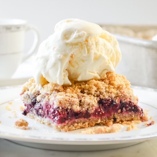 Blackberry Crumb Bars