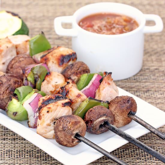 Grilled Pork Kabobs