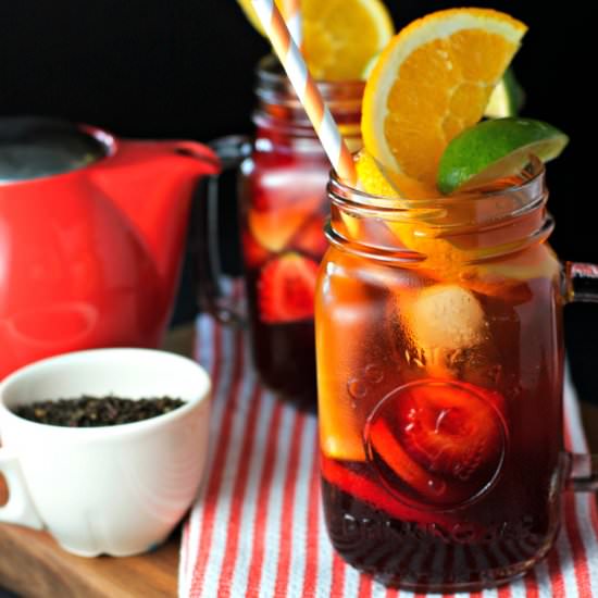 Pomegranate Lavender Iced Tea
