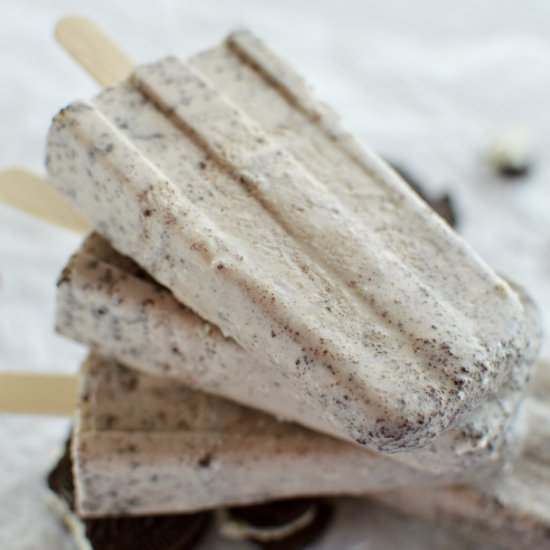 Oreo Cookies & Cream Popsicles