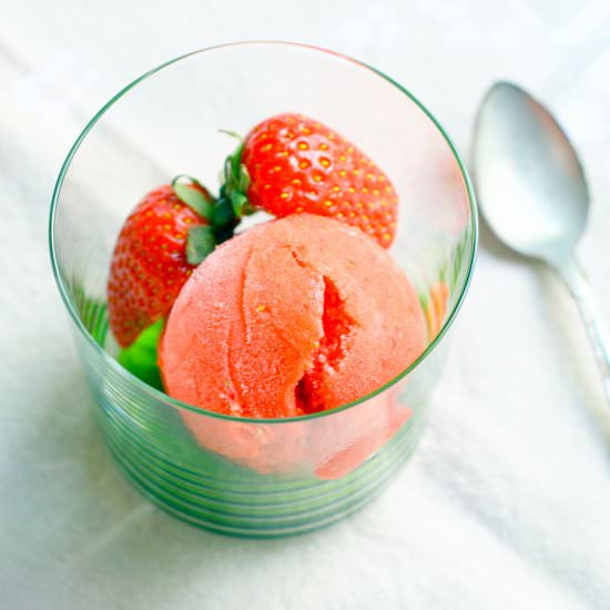 Strawberry Sorbet