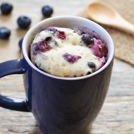 Blueberry Mug Cake
