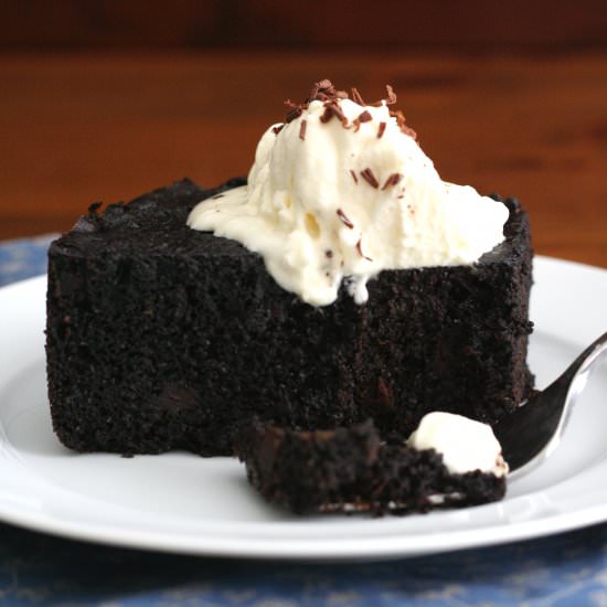 Slow Cooker Chocolate Cake