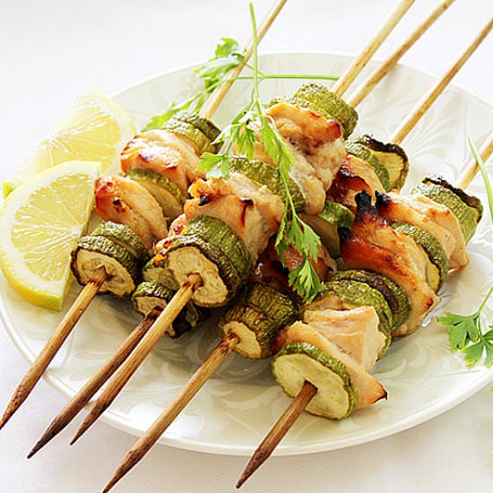 Middle Eastern Chicken Skewers