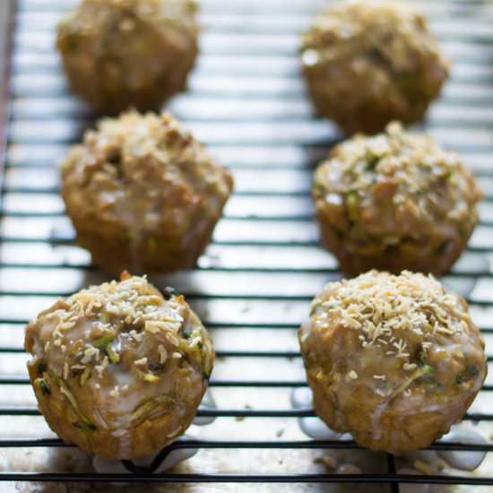 Coconut Zucchini Muffins