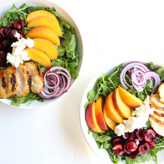 Peach-Glazed Chicken Salad