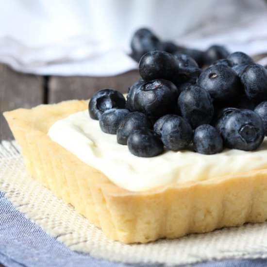 Blueberry Mascarpone Tart