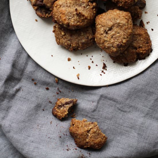 Tigernut Chocolate Chip Cookies