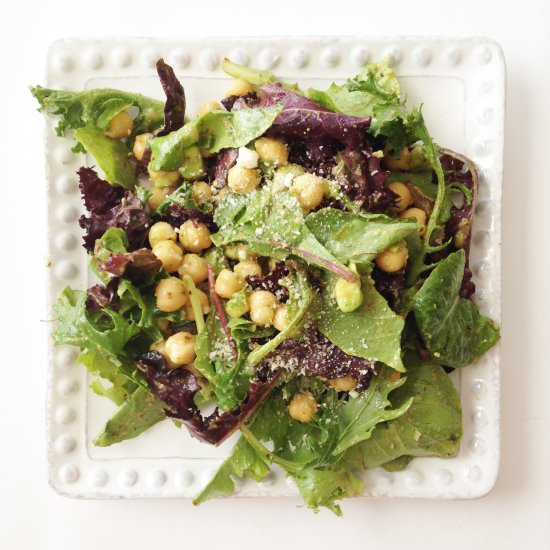 Pesto Chickpea & Avocado Salad